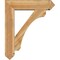 Ekena Millwork Legacy Arts and Crafts Rough Sawn Bracket w/ Offset Brace, Western Red Cedar, 8"W x 32"D x 38"H BKT0806X32X38LEC03RWR - alternate 3